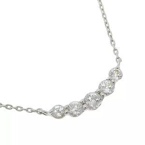 STAR JEWELRY Necklace K10 white gold 1.1g Women